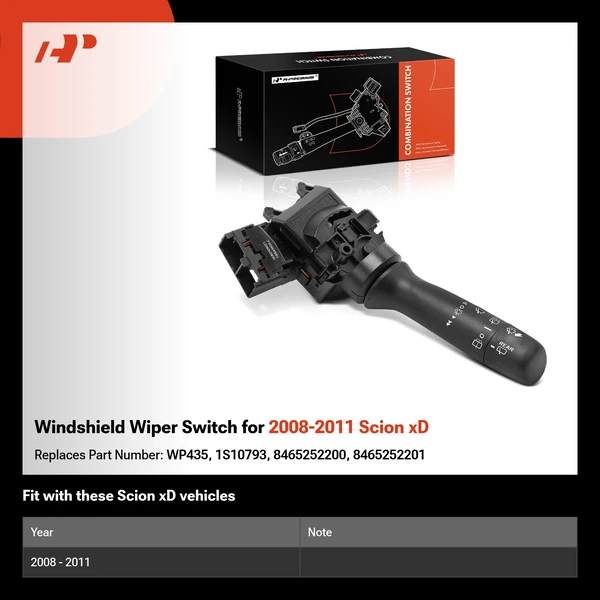 Windshield Wiper Switch for 2008-2011 Scion xD