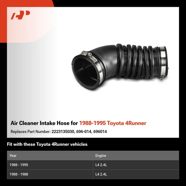 Air Cleaner Intake Hose for 1988-1995 Toyota 4Runner