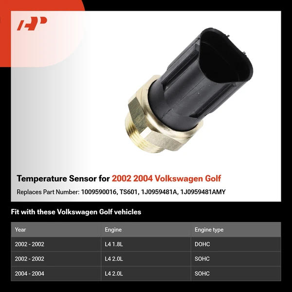 Temperature Sensor for 2002 2004 Volkswagen Golf