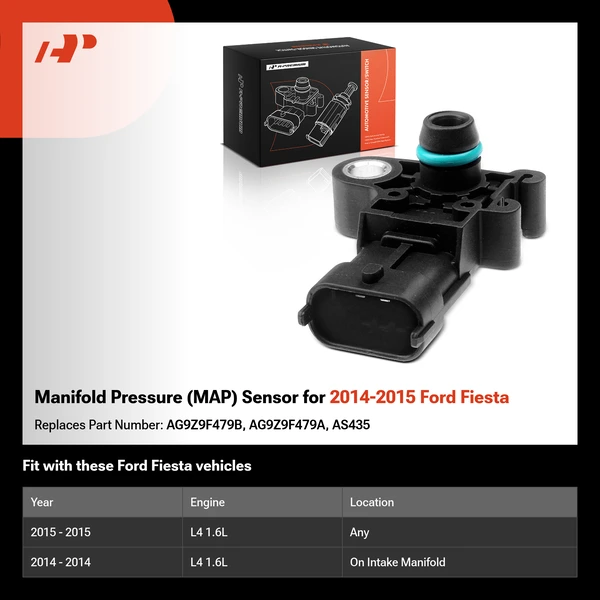 Manifold Pressure (MAP) Sensor for 2014-2015 Ford Fiesta