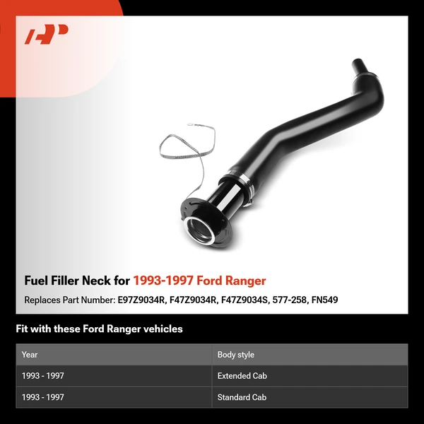 Fuel Filler Neck for 1993-1997 Ford Ranger