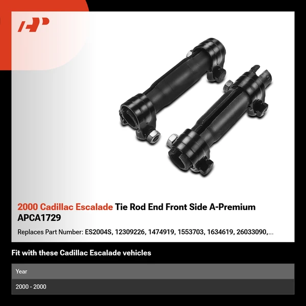 2000 Cadillac Escalade Tie Rod End Front Side A-Premium APCA1729