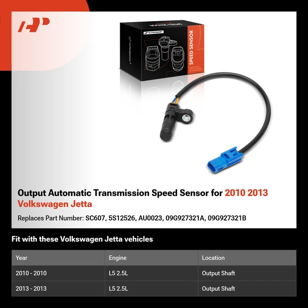 Output Automatic Transmission Speed Sensor for 2010 2013 Volkswagen Jetta