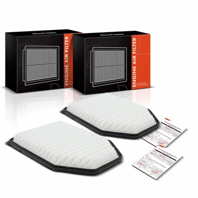2 Pcs Engine Air Filter