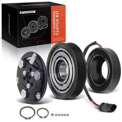 AC Compressor Clutch Kit with 6-Groove Pulley