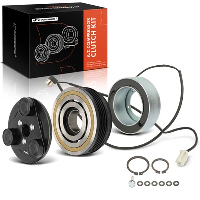 AC Compressor Clutch Kit with 5-Groove Pulley for 2006-2010 Mazda 5