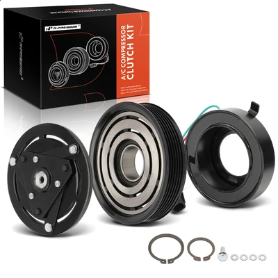 AC Compressor Clutch Kit with 6-Groove Pulley