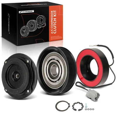 AC Compressor Clutch Kit with 7-Groove Pulley
