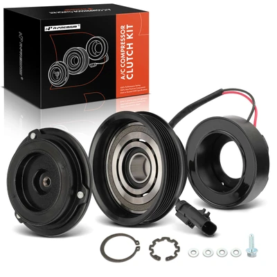AC Compressor Clutch Kit with 6-Groove Pulley for 2005-2010 Chrysler 300