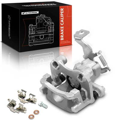 Rear Passenger Brake Caliper with Bracket