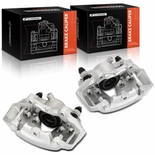 2 Pcs Front Brake Caliper with Bracket