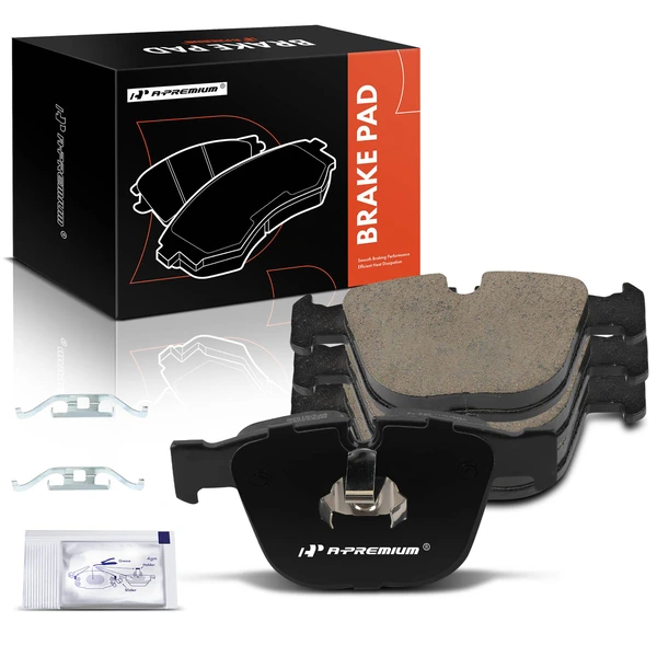 4 Pcs Rear Ceramic Brake Pads for BMW E60 F10 535i E63 650i E65 760i M3 M5 X5 X6