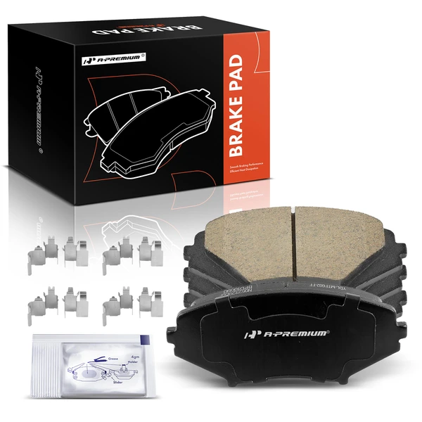 4 Pcs Front Driver & Passenger Ceramic Brake Pads for Mazda RX-8 2004-2011 R2