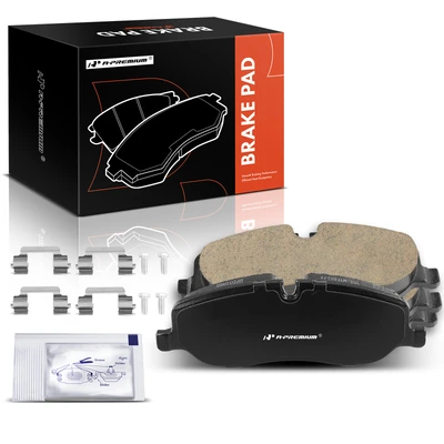 4 Pcs Front Left & Right Ceramic Brake Pads