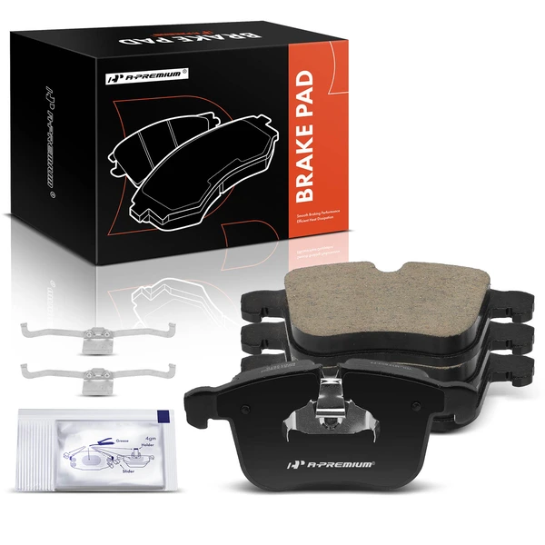 4 Pcs Front Driver & Passenger Ceramic Brake Pads for 2006-2011 Saab 9-3