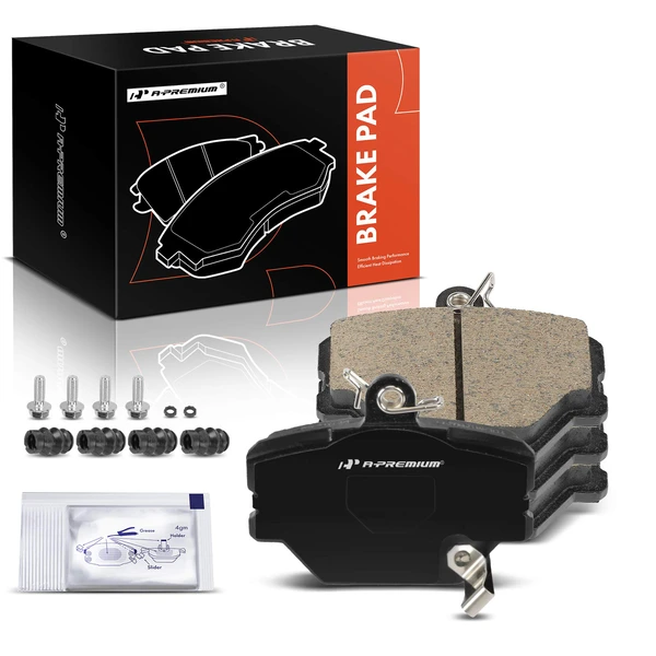 4 Pcs Front Driver & Passenger Ceramic Brake Pad for 2005-2015 Smart Fortwo