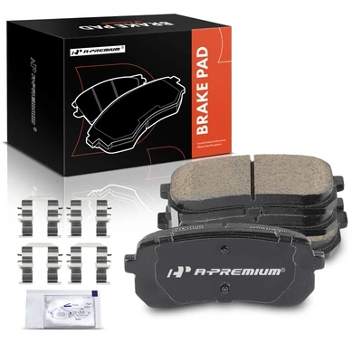 4 Pcs Rear Ceramic Brake Pads