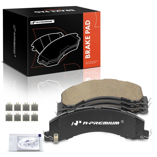 4 Pcs Front or Rear Ceramic Brake Pads for Dodge Ram 4500 5500 2008-2010 Sterling