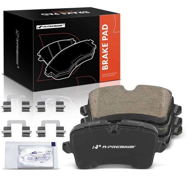 4 Pcs Rear Ceramic Brake Pads for 2013-2018 Audi S7