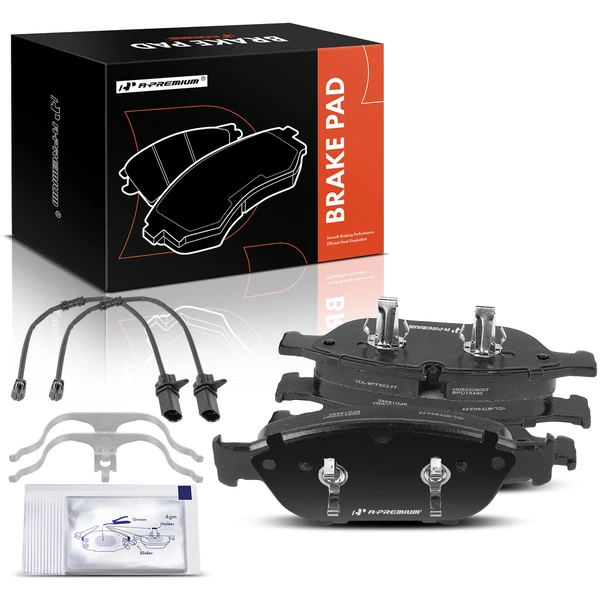 4 Pcs Front Ceramic Brake Pads for 2017-2018 Audi A6