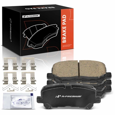 4 Pcs Rear Ceramic Brake Pads