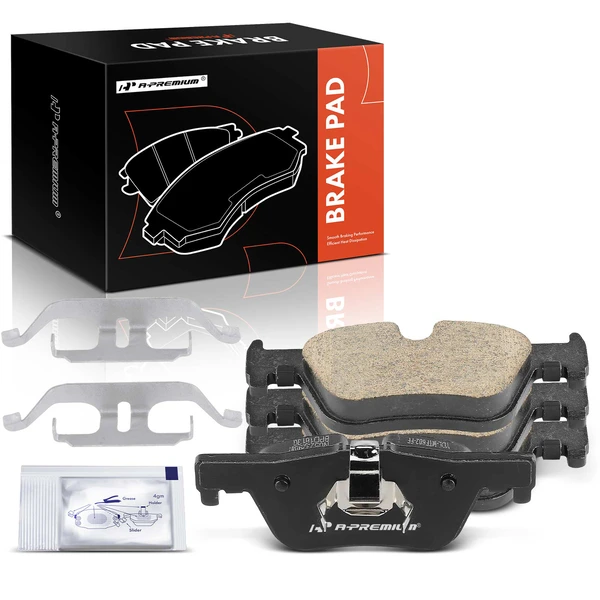 4 Pcs Rear Ceramic Brake Pads for 2017-2019 BMW 330i xDrive