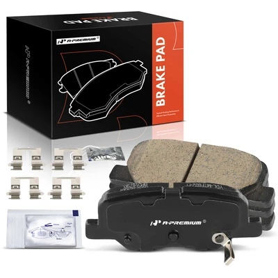 4 Pcs Rear Ceramic Brake Pads