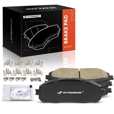 4 Pcs Front Left & Right Ceramic Brake Pads