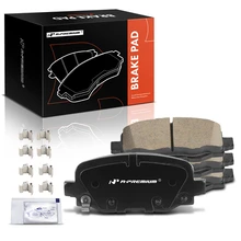 4 Pcs Rear Left & Right Ceramic Brake Pads