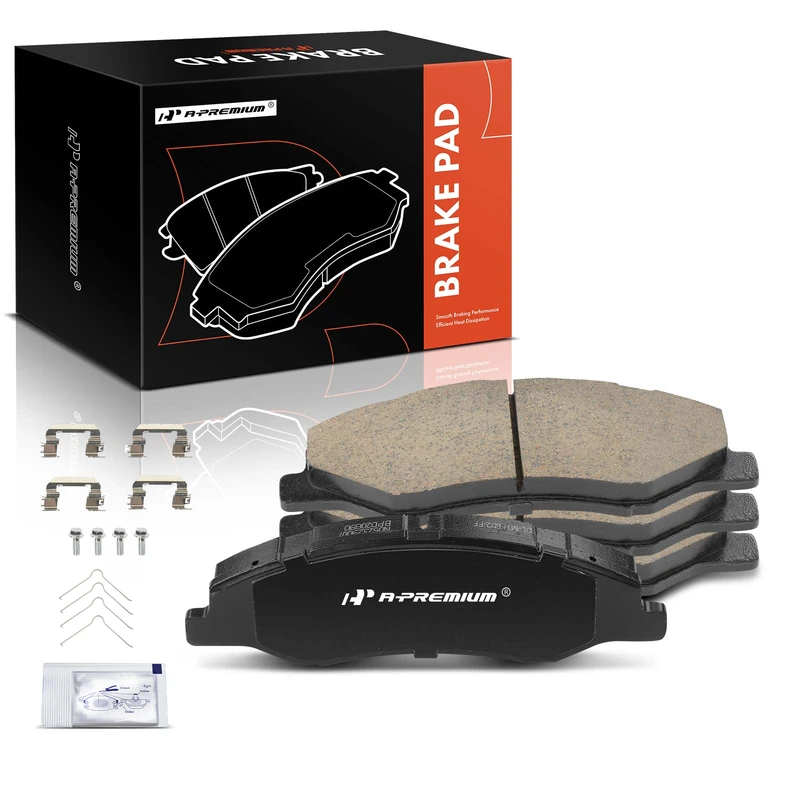 4 Pcs Front Left & Right Ceramic Brake Pad for 2023 Honda Odyssey