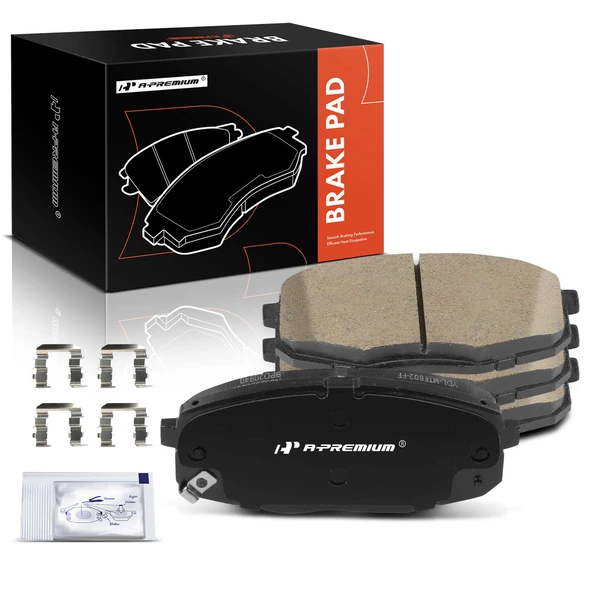 4 Pcs Front Ceramic Brake Pad for 2019-2024 Kia Forte