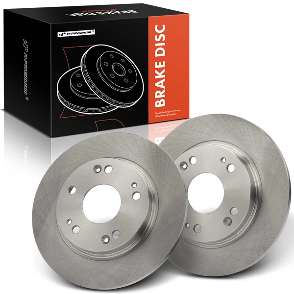 2 Pcs Rear Disc Brake Rotors for Honda CR-Z 2011-2015