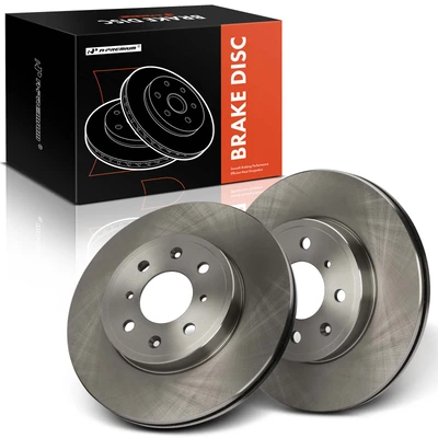 2 Pcs Front Disc Brake Rotors