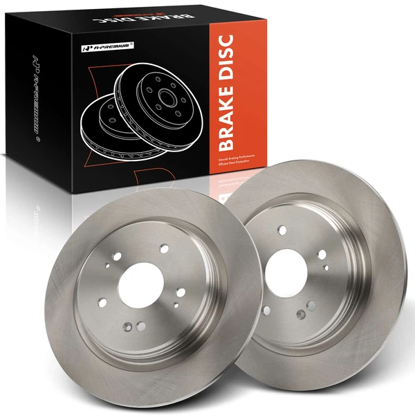 2 Pcs Rear Disc Brake Rotors for 2017-2023 Honda CR-V