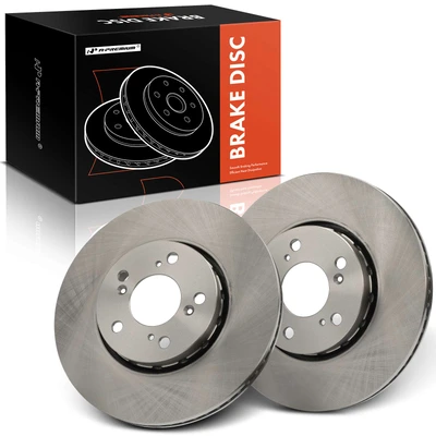 2 Pcs Front Disc Brake Rotors