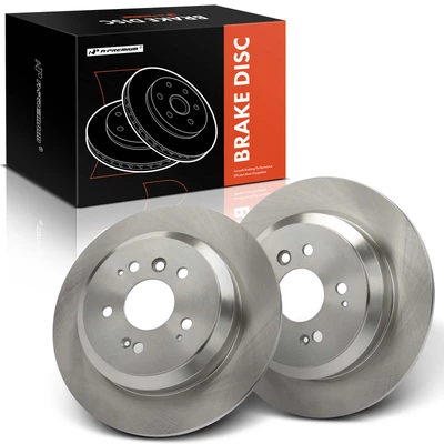 2 Pcs Rear Disc Brake Rotors