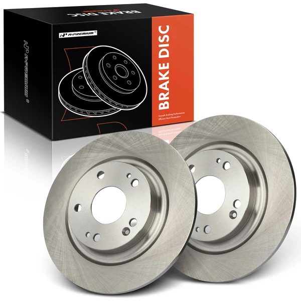 2 Pcs Rear Disc Brake Rotors for 2017-2020 Honda Civic