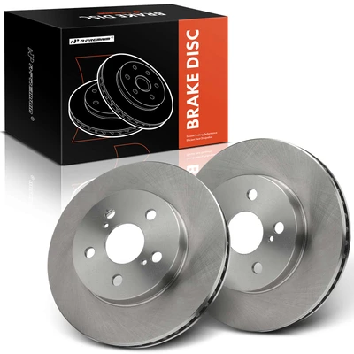 2 Pcs Front Disc Brake Rotors