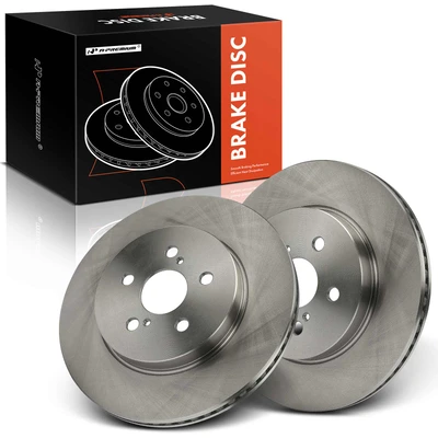 2 Pcs Front Disc Brake Rotors