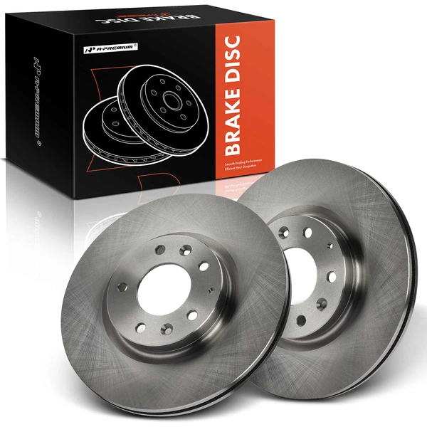 2 Pcs Front Disc Brake Rotors for Mazda RX-8 2004-2008 R2 1.3L