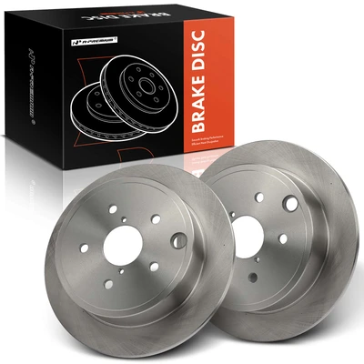 2 Pcs Rear Disc Brake Rotors