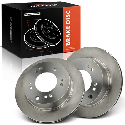 2 Pcs Rear Disc Brake Rotors