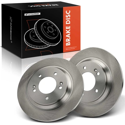 2 Pcs Rear Disc Brake Rotors