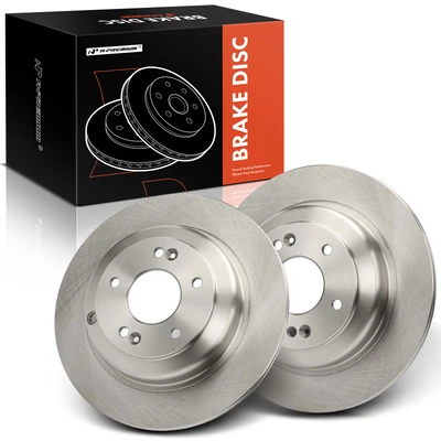 2 Pcs Rear Disc Brake Rotors