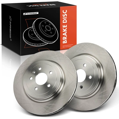 2 Pcs Rear Disc Brake Rotors