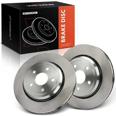 2 Pcs Rear Disc Brake Rotors