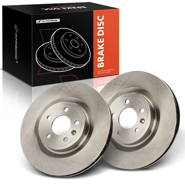 2 Pcs Front Disc Brake Rotors for Ford Mustang 2011-2014 3.7L V8 5.0L