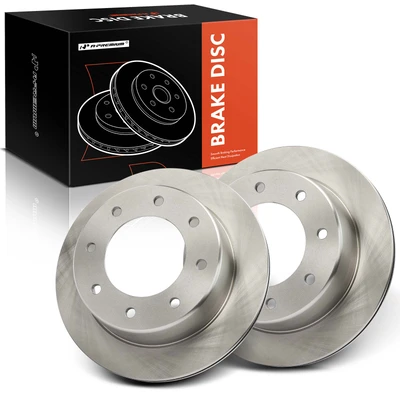 2 Pcs Rear Disc Brake Rotors
