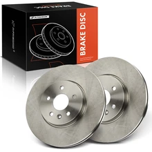 2 Pcs Front Disc Brake Rotors