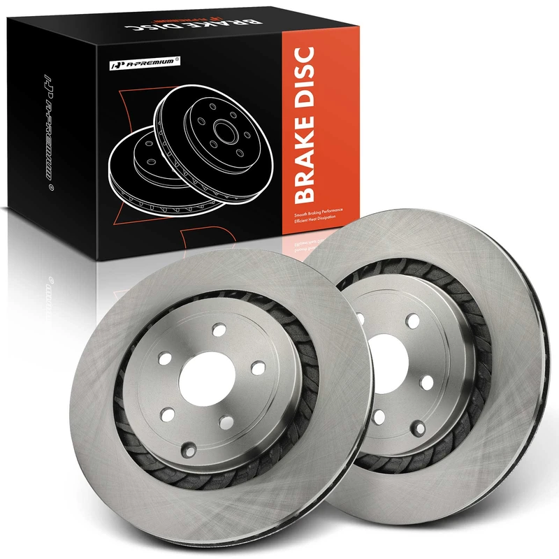 2 Pcs Rear Disc Brake Rotors for 2015 Chevrolet SS